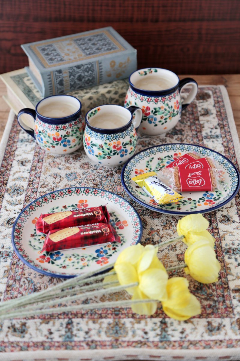 ポーリッシュポタリーBoleslawiec(ボレスワヴィエツ)セラミカ社プレート 新品】ボレスワヴィエツ陶器 ツェラミカ ポーリッシュポタリー