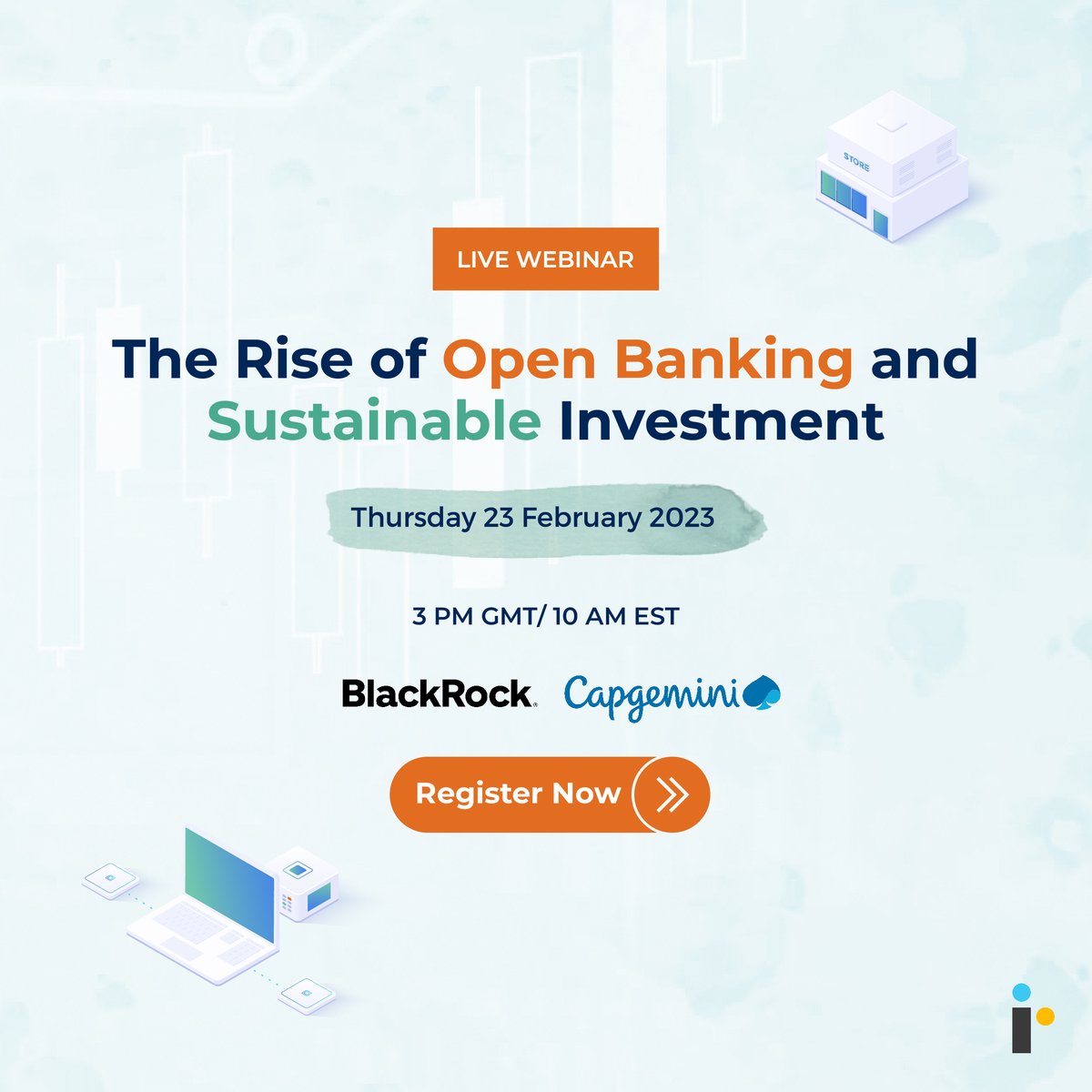 To find out how financial institutions can better align to meet sustainable objectives, tune in to our upcoming webinar, ‘The Rise of Open Banking and Sustainable Investment’ hosted by Rachael Kinsella. 

Secure your spot today:  ow.ly/uhSt50MFhxT