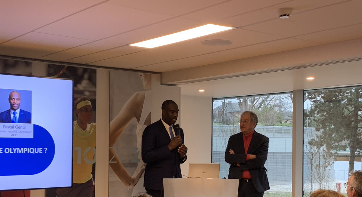 Un événement <a href="/espritservicefr/">Esprit de Service France</a> sous le signe du sport. Se préparer pour accueillir les grands Événements sportifs! #ObjectifParis2024 Merci à @MaryseJuranville @DenisMasseglia <a href="/gentilpascal1/">Pascal Gentil</a> Intervention passionnante sur les enjeux de la candidature de #Paris2024 ! #engagement