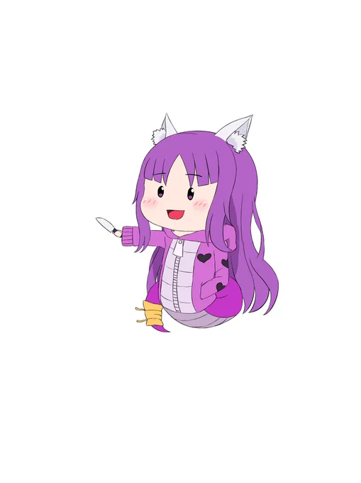 あ、今月描いた"唯一"のフルカラーね(˙꒳​˙) 
