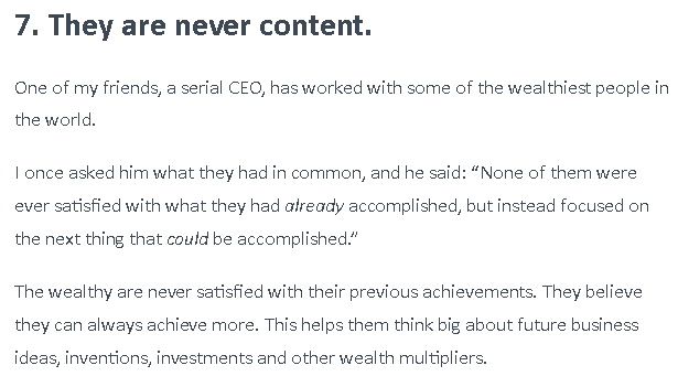 donmacca's tweet photo. Interesting: Being 'never content' is admitted, then framed as an enviable trait in this guide to 'becoming a self-made millionaire': https://t.co/ePqHetqrc9 #youareenough #weareenough #thereisenoughforusall #postgrowth #postcapitalism #beyondgrowth #capitalism #beyondcapitalism https://t.co/doCDXot6tK