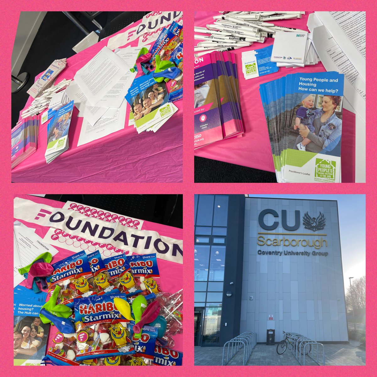 Foundation___'s tweet image. Staff from Foundation #Scarborough attended a Future Fair at @CUScarborough to talk to students &amp;amp; staff about job roles within our service. Talking to students about their future plans &amp;amp; the courses they are studying at present was very informative. #careers #supportwork #student