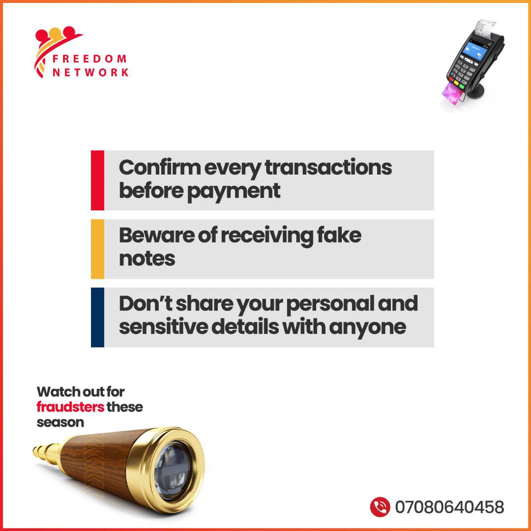 freedomnetng's tweet image. January was long enough enough already, dont let fraudsters make it any longer for you.

#FreedomNetwork #january