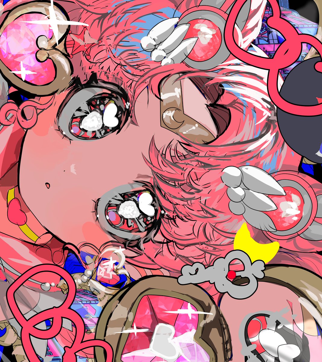 セーラームーン「#セーラームーン #SailorMoon ちびうさ 」|藻前まっく/momae macのイラスト
