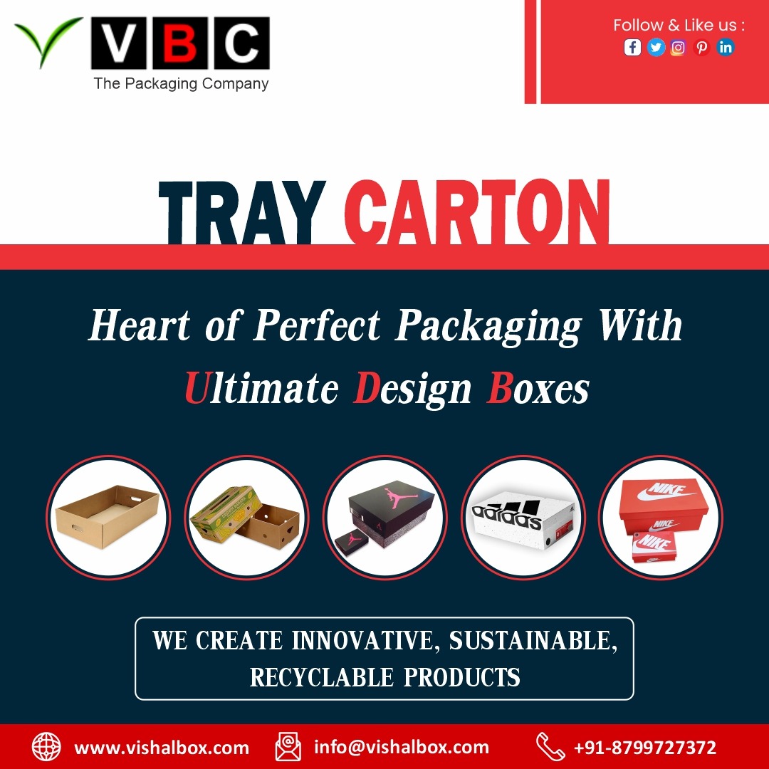 vishalboxco's tweet image. Tray Printed Corrugated Box is counted as one of the top selling material in the domestic market due to its exotic colors and unique designs. 

For more information visit website:- vishalbox.com/Tray_carton.ht…

#traycarton #trayboxes #traycartonboxesnoida #vishalboxpackaging #vbc