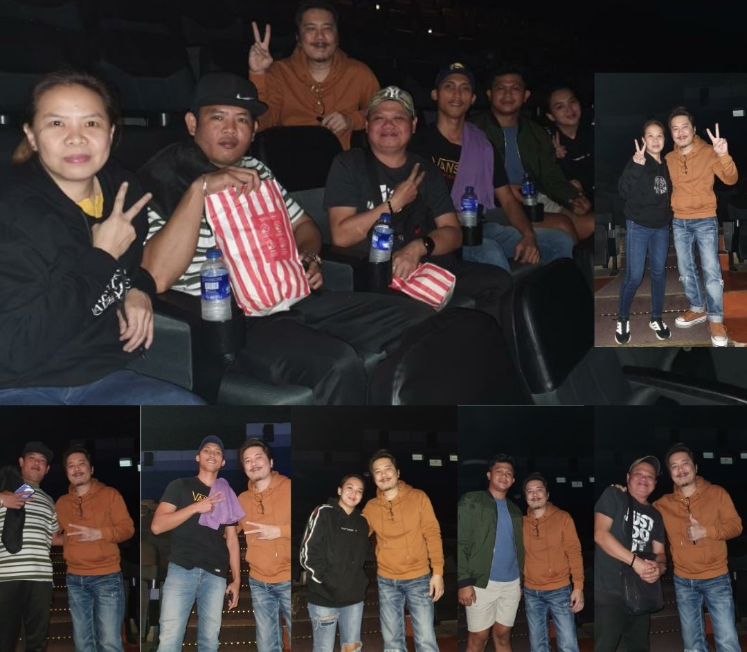 CuddlesJackie's tweet photo. Happy Tuesday night at the movies!
Direk @XianLimm's #hellouniverse and bonus photo-op with lead star 
Mr. @jannolategibbs 👍
#happyall 😁
@Itsmejanao3 at ticket seeding no. 7 https://t.co/Yf64bkvjYl
