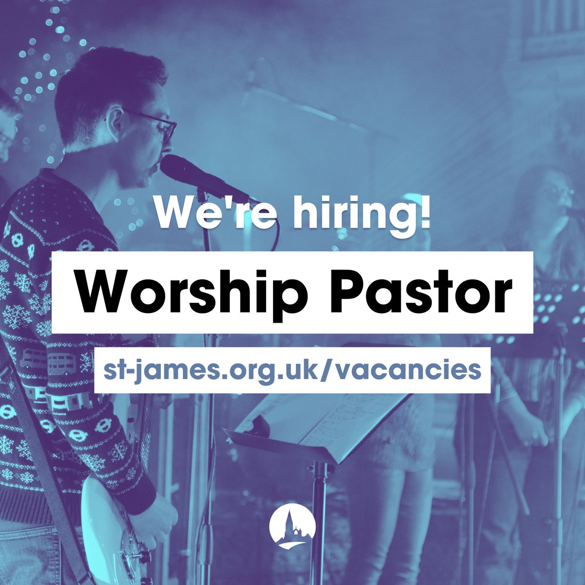 We are hiring! If you or someone you know might be interested, visit our website: st-james.org.uk/vacancies to find out more &amp; apply.

#londonchurch #worship #stjamesmh #muswellhill #churchjobs #ministry #vacancy #worshippastor #worshipleader #worshipteam #musicteam #newjob #jobs