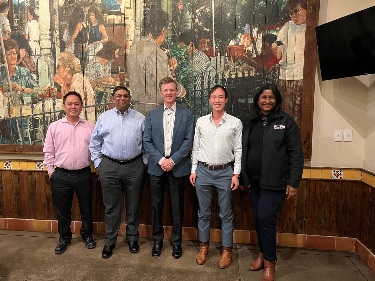 Society of Hospital Medicine (@societyhospmed) on Twitter photo Everyone was all smiles ☺️ as our CEO, Dr. Eric Howell, and his wife Heather met up with local hospitalists and chapter leaders this week in Houston, including (l-r) Dr. Daryl Dichoso, <a href="/DrSunilKSahai/">Sunil K. Sahai, MD</a>, <a href="/Eric_SHM/">Eric</a>, Dr. Jeffrey Chen, and Dr. <a href="/marinacgeorge/">Marina George</a> at <a href="/MDAndersonNews/">MD Anderson Cancer Center</a>. Everyone was all smiles ☺️ as our CEO, Dr. Eric Howell, and his wife Heather met up with local hospitalists and chapter leaders this week in Houston, including (l-r) Dr. Daryl Dichoso, <a href="/DrSunilKSahai/">Sunil K. Sahai, MD</a>, <a href="/Eric_SHM/">Eric</a>, Dr. Jeffrey Chen, and Dr. <a href="/marinacgeorge/">Marina George</a> at <a href="/MDAndersonNews/">MD Anderson Cancer Center</a>.
