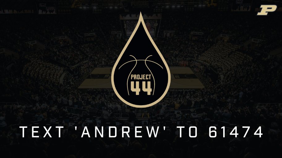 Tomorrow vs. PSU is Project 44 night, where you can save a life by joining the marrow registry. Project 44 was created in honor of the late Andrew Smith (Butler). All it takes is a quick cheek swab, and you could have the chance to save a life. 🔗: project44.org