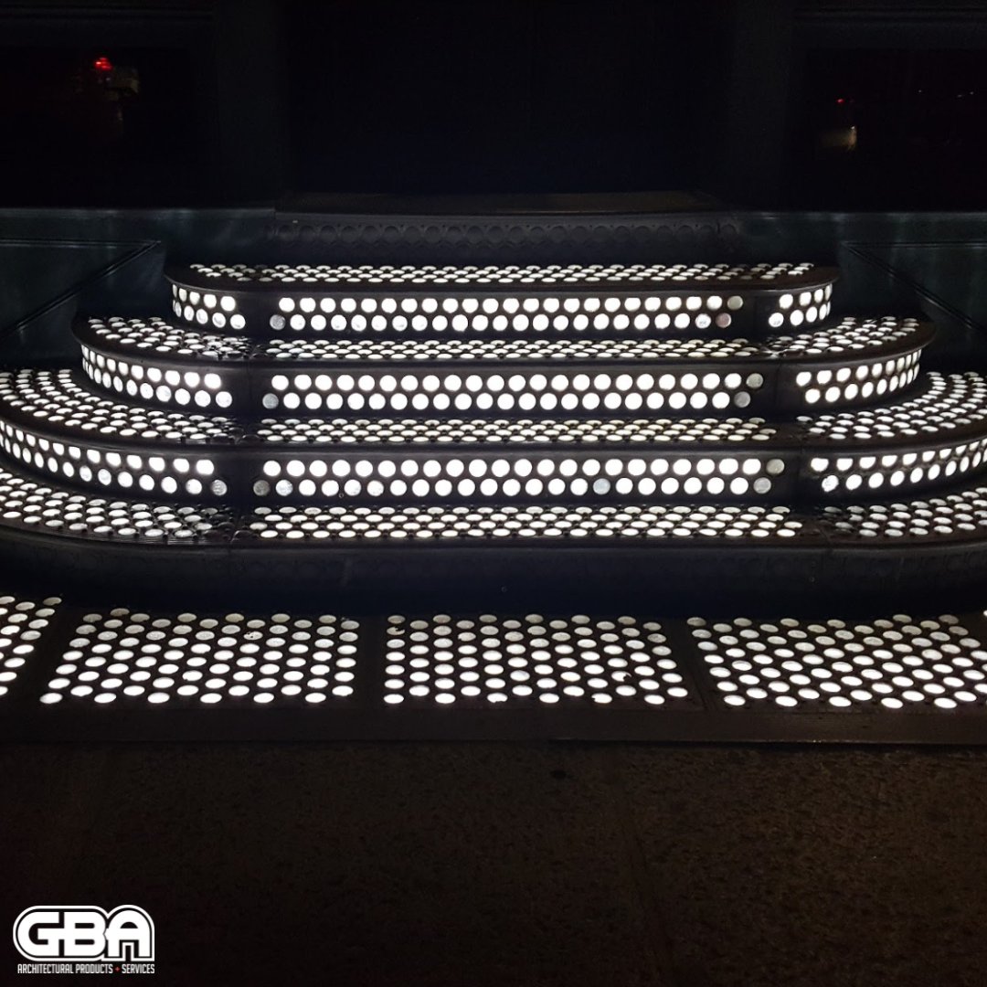 Many vault lights have been covered with concrete or other building materials, destroying their original beauty.  Bring your vault lights back to life with cast iron & glass paver panels.

#gbaproducts #glasspavers #vaultlight #elevateddesign #modernsidewalk #sidewalklights