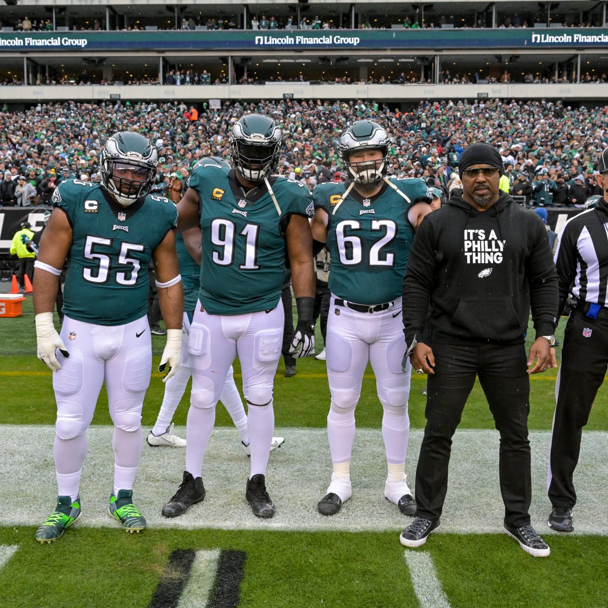 Eagles's tweet image. What a crew...

#ItsAPhillyThing | #FlyEaglesFly