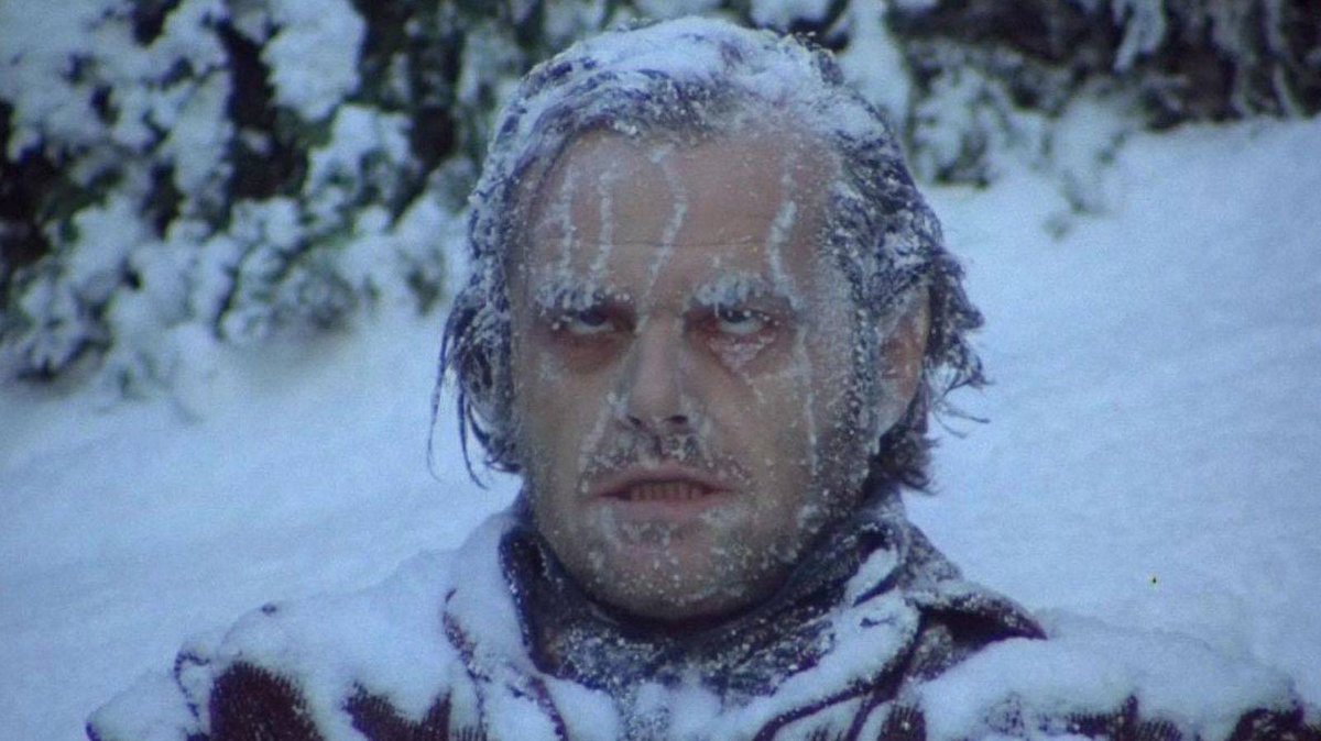 SamSull1980's tweet photo. Make the call next time @mwdegner this is a real picture of an iowa city student getting to school this morning!🥶 https://t.co/2kV6XsFNlv