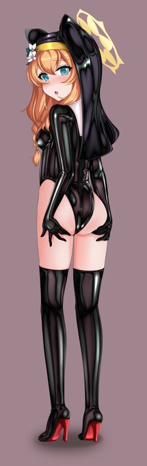 ぴっちり覚悟マリー #ブルーアーカイブ #伊落マリー #ブルアカ #タイツ #ぴっちりスーツ  