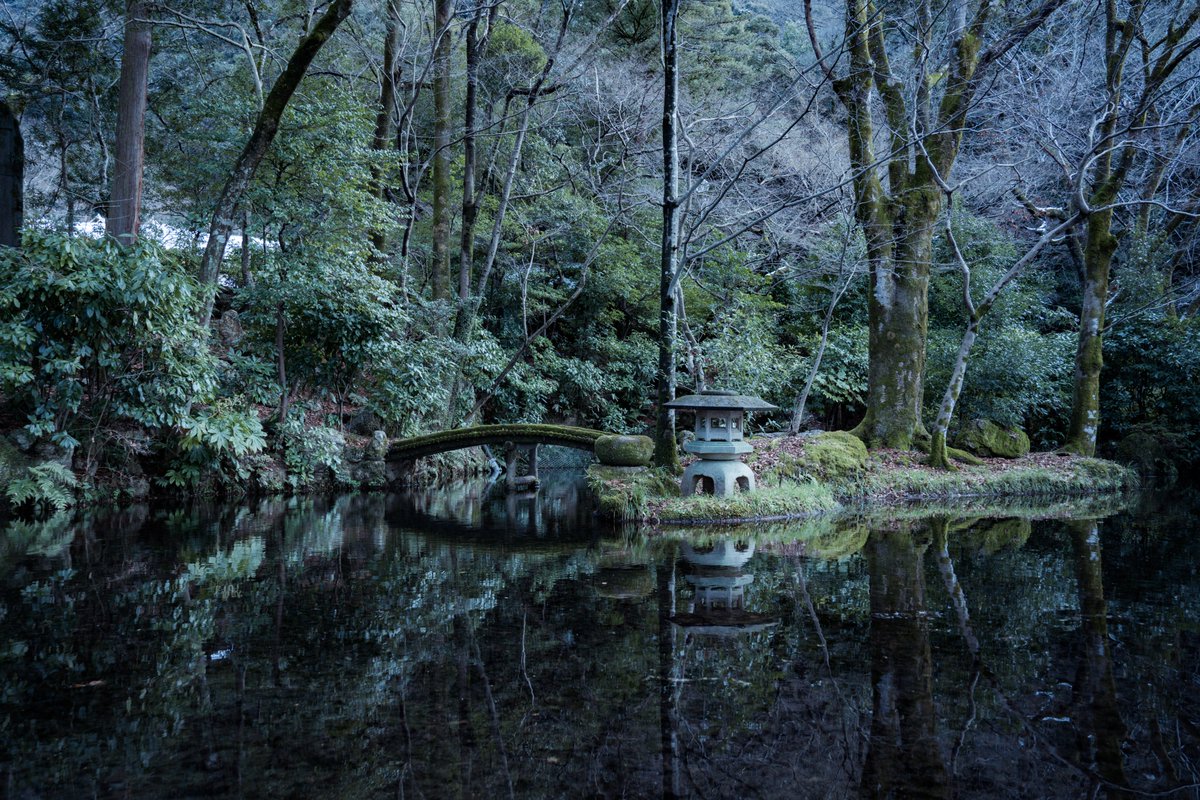 冬の庭園