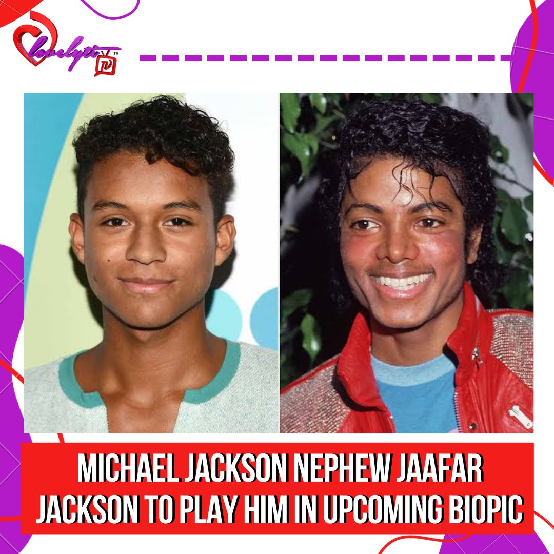 Michael Jackson will be portrayed by his 26-year-old nephew, Jaafar, in a movie biopic about the late pop star, studio Lionsgate announced Monday.

Thoughts???

#MichaelJackson #JaafarJackson #Prince #JermaineJackson #Lovelytitv
