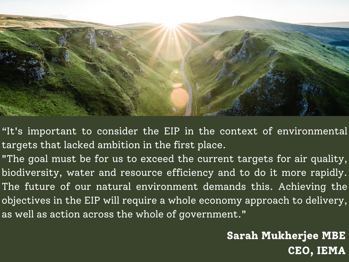 ISEPglobal's tweet image. As the government&apos;s #EnvironmentalPrinciples are set out today, read our statement from our CEO @mukherjee_sarah. 

More details on today&apos;s announcement here, with a link to a longer read on #EnvironmentalTargets: 
bit.ly/3HKXfia