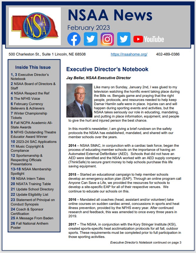 NSAA on Twitter "The February edition of the NSAA News is now