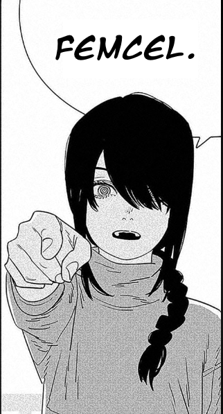 dykeEhrmantraut's tweet photo. CHAINSAW MAN 119 SPOILERS
.
.
.
made some memes of Nayuta pointing, go wild lol (template in replies) https://t.co/DvtymzddRJ