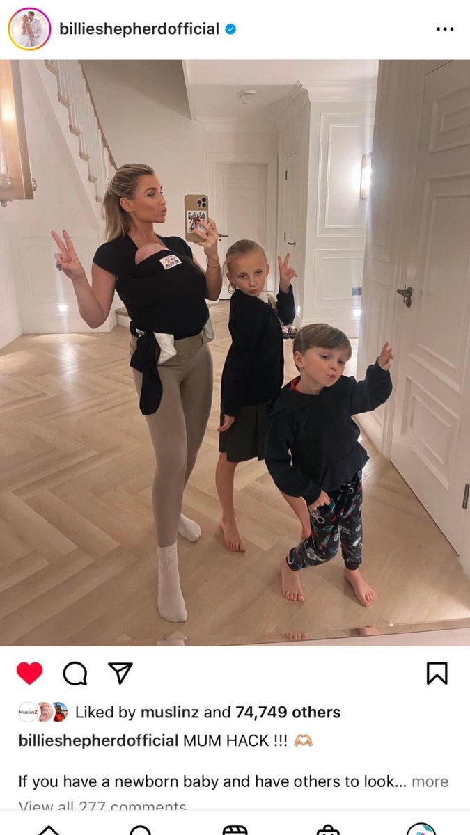 Wowww, look who is wearing our Joy and Joe baby wrap🥰  Celebrity mum and the only way is Essex star, Billie Shepherd 🥳 
Plus we’ve just been named the best baby carrier in the UK by the independent newspaper. Official press release to come!
Yayyyy🎉❤️💙

instagram.com/p/CoFGtW6tmkz/…