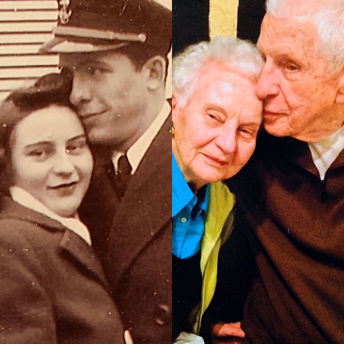 SSHonorFlight's tweet photo. 100 yr old #WWII #Navy pilot &amp; viral sensation #DancingChuck and his beautiful Bev will celebrate their 78th wedding anniversary this week. “Love gets you to the altar, but trust and respect get you through the next 78 years.” - Chuck #Everydayisabonus #truelove https://t.co/mhCCDiiQKw