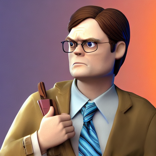 felvindotcom's tweet photo. Who knew Dwight Schrute could come alive with Felvin🤔?  

CGI and AI having fun!!!!

#TheOffice #CGI #AI #Felvin https://t.co/4BAwNZ5vlO