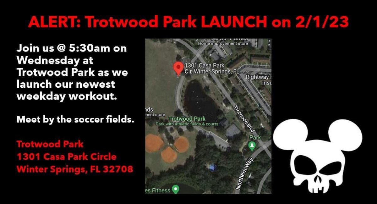 New to the area? Looking for a workout group? F3 is that and more. Join us tomorrow morning as we launch our newest, free, men’s workout this Wednesday, 2/1, at Trotwood Park in Winter Springs at 0530!
<a href="/F3Nation/">F3</a> <a href="/F3Sanford/">F3 Sanford</a> <a href="/F3SpaceCoast/">F3 SpaceCoast</a> <a href="/F3Jacksonville/">F3Jacksonville</a> <a href="/F3TheBurg/">F3TheBurg</a> <a href="/f3daytona/">@F3Daytona</a>
