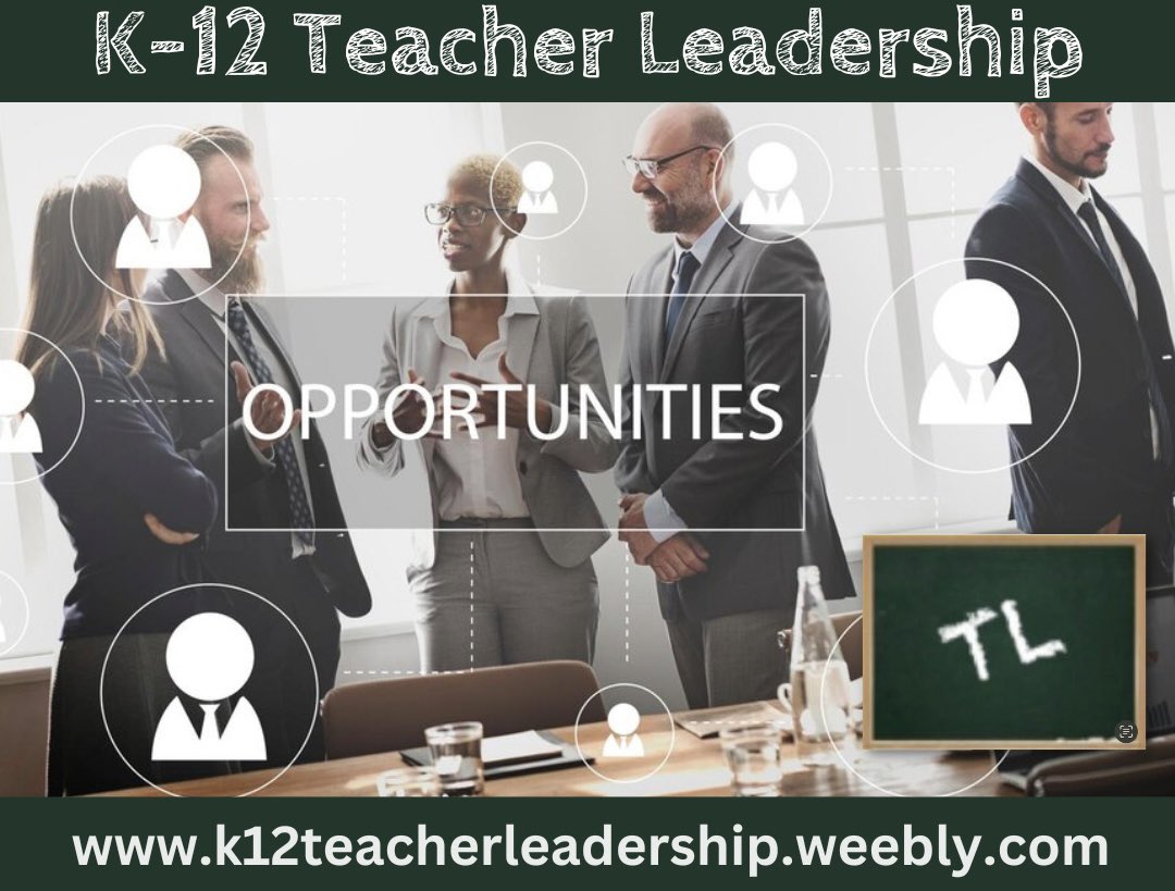 K12TL's tweet photo. Depending on school, culture, and administration, #teacherleadership recruitment is often less formal and  more individualized and personal. A focus on characteristics and skills needed drive the recruitment process - elevating teachers to leaders in schools! #K12TL #edchat #K12 https://t.co/F6kIlyeFum