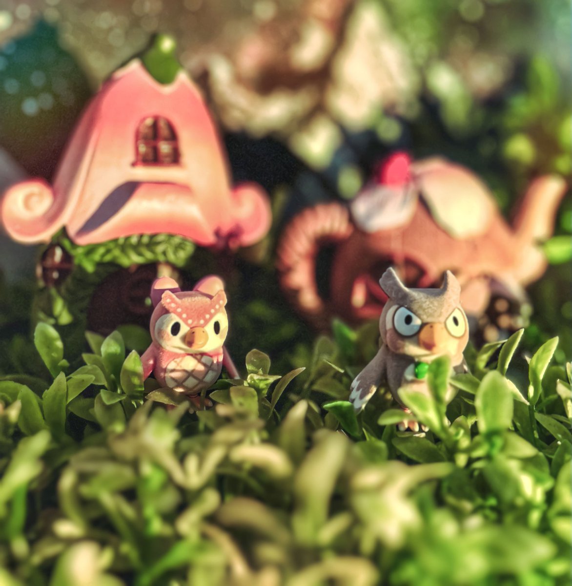 Celeste and Blathers going out for a stroll 🥺 #AnimalCrossing