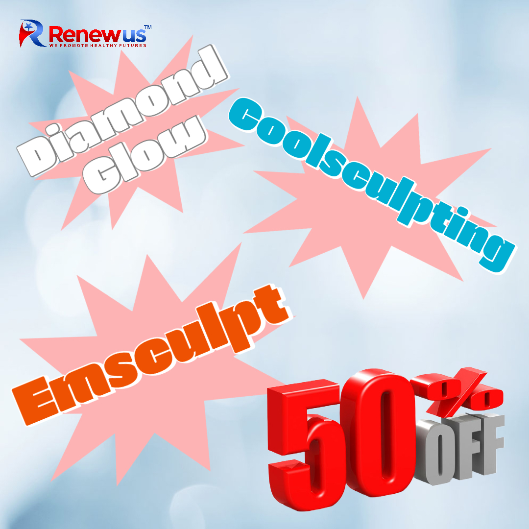 Get Coolsculpting, Emsculpt & Diamond Glow Facial HALF OFF!!!!!

Call for an appointment now!
888-210-3054
Renewus.com

#coolsculpting #emsculpt #diamondglow #halfoff #renewuswc #medspaservices #medspadeal