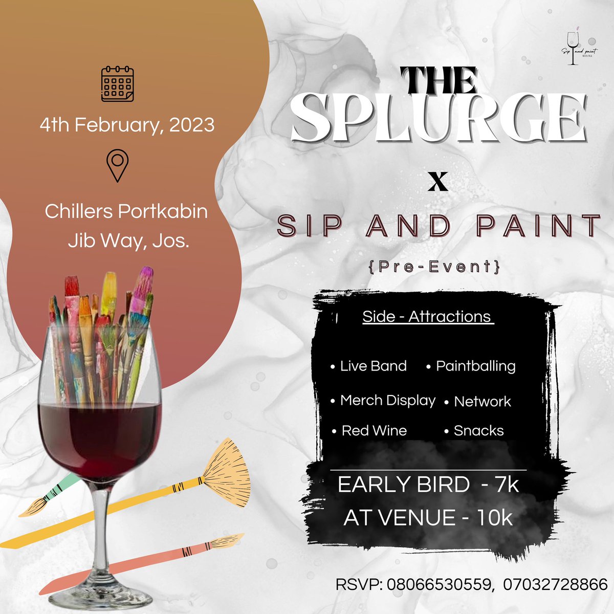 Targetarenajos's tweet photo. It will be all shades of fun on Saturday.

Cool vibes and Good energy.

Get your tickets, and let's Sip, Paint, Play Games and Network. https://t.co/5W2FjvOKPh
