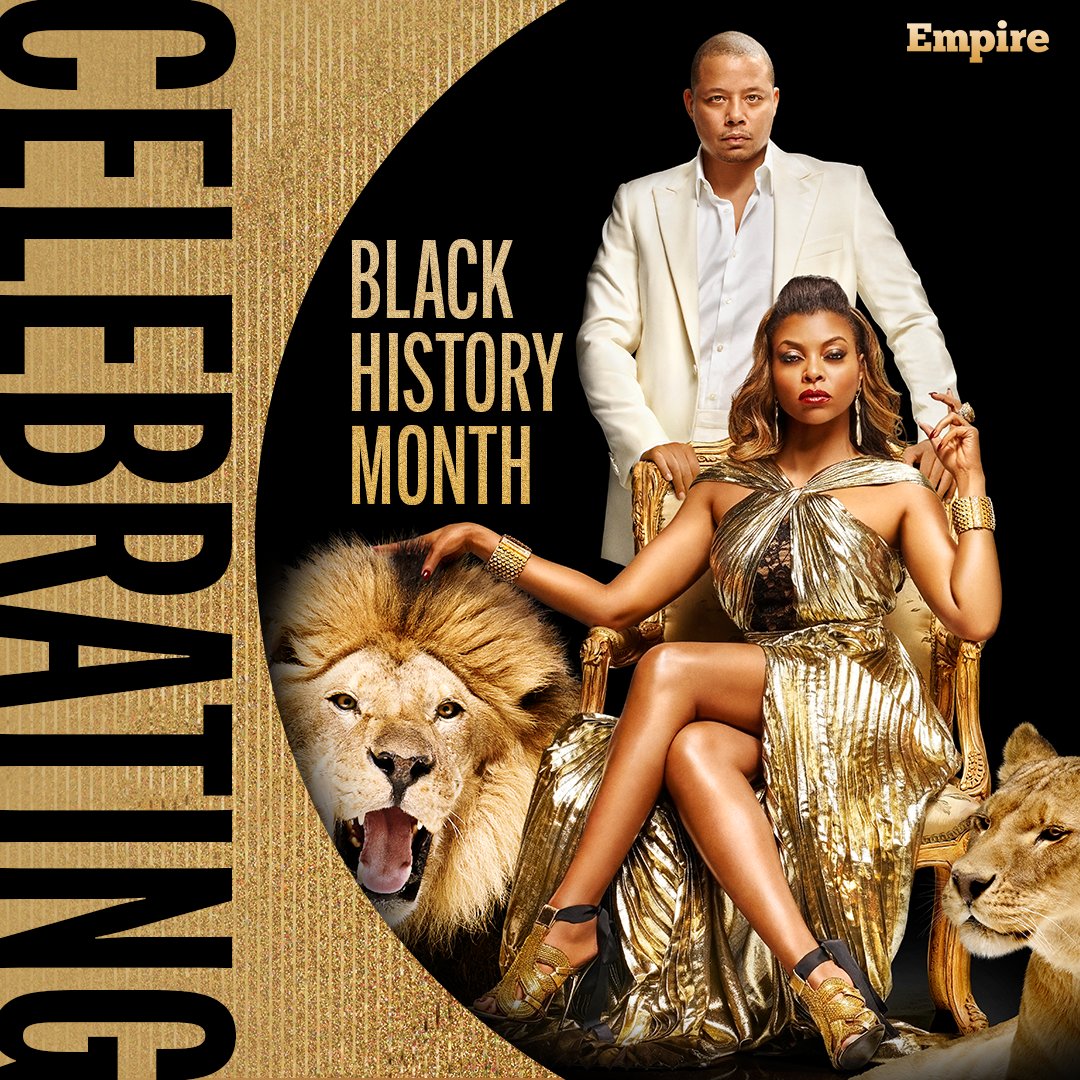 EmpireTVSeries's tweet photo. Celebrate the beginning of Black History Month with the Award-Winning drama, #Empire, now streaming on @Hulu https://t.co/LkhL5LpykK https://t.co/ZEQ6QBRhXA