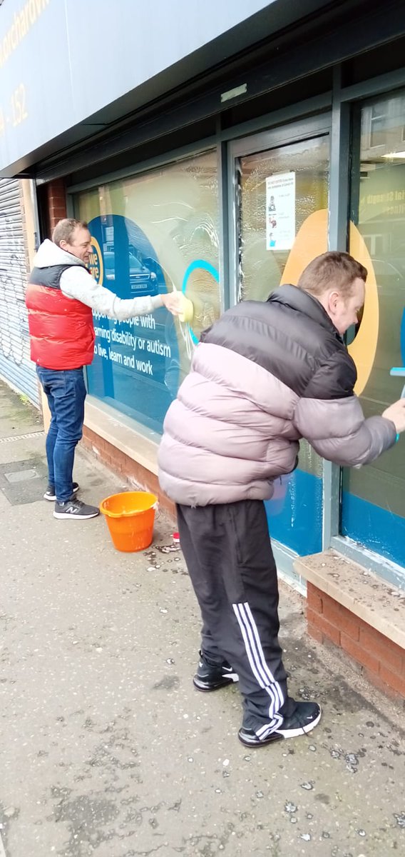 The Can Do Crew have been out keeping
our Belfast Offices fresh and clean!

#LiveLearnWork #autism #learningdisability
#learningdifferences #differentminds #community
#inclusion #inclusionmatter