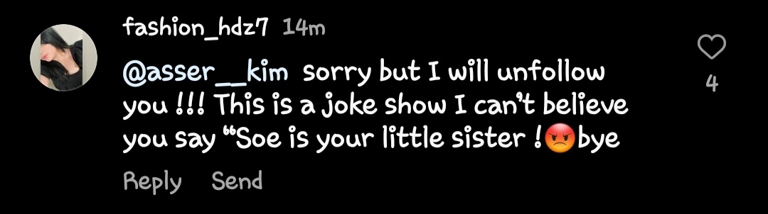 fictionzoned's tweet photo. People are now starting to flood Sejun's ig post with SoE. Really folks?! 

If you don't have anything good to say, just shut up &amp; leave them alone. https://t.co/7xtDt9gB3K