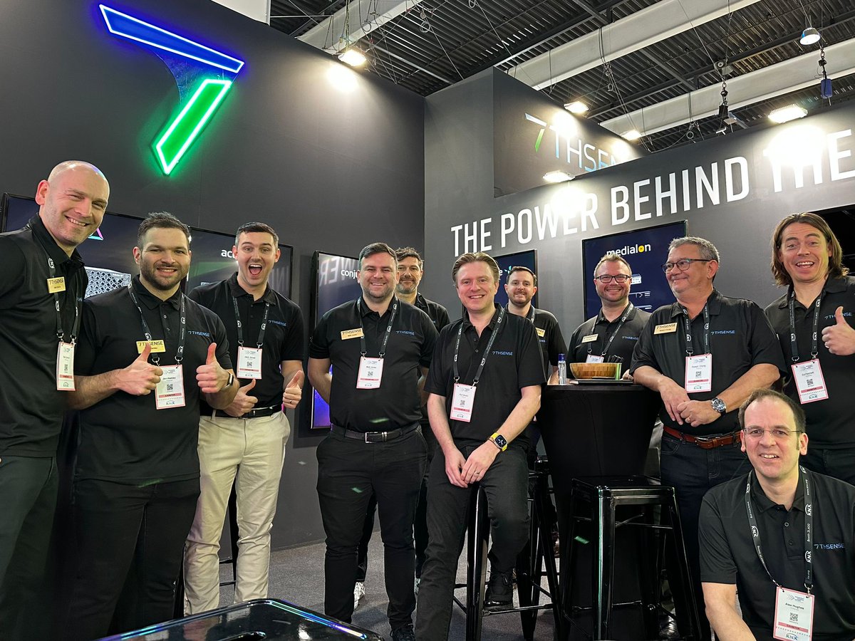 7thSenseDesign's tweet photo. Hola #ISE!!! Come say hi to the #7thSense team (and meet our #PerformerRange) on stand #5E250 throughout the week πππ
#ISE2023
#ISEShow
#isebarcelona
#MediaServer
#ShowControl
#PixelProcessing
#VirtualProduction
#Generative https://t.co/bcL8thKSqO