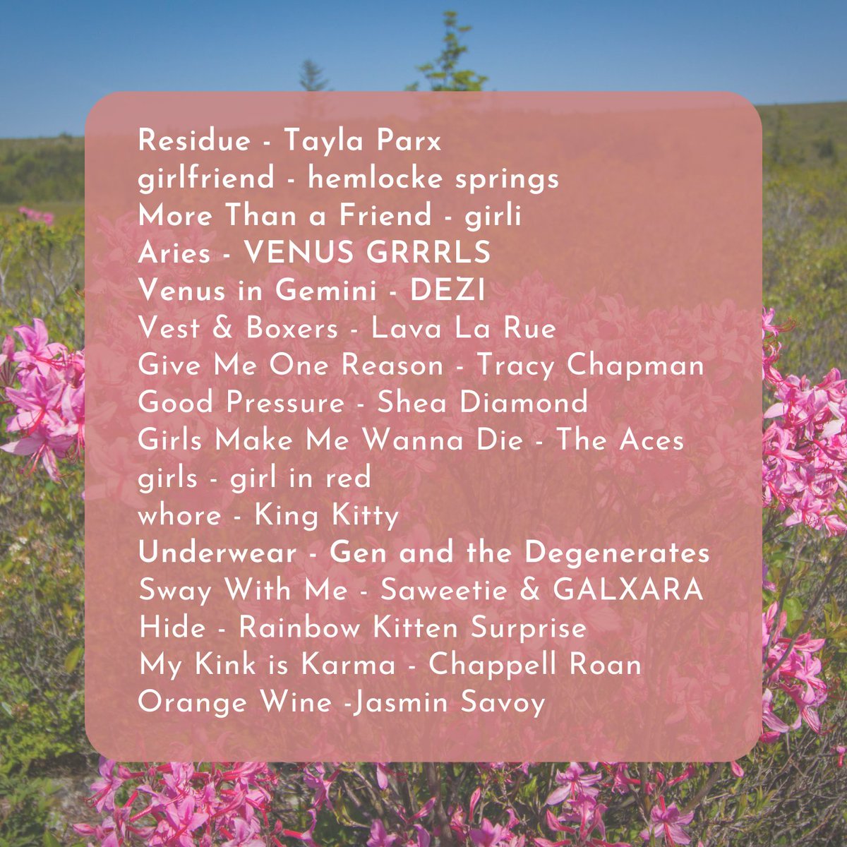 UNCGWGSS's tweet photo. Get ready for Valentine's Day with our February student staff recommendations! Link to the playlist is in our bio ♥️♥️ https://t.co/WPVq5esvsq