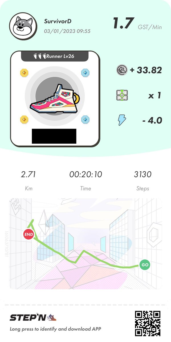 SurvivorD_004's tweet photo. 1/
January My #STEPN running log🏃🏻💨
Starting with 4EN, now running 12EN🦾
#MakeARunForIt
@Stepnofficial
<4EN>
1 Jan
https://t.co/8nL3biybFN
2
https://t.co/A8H3CNPHe7
3
https://t.co/A2Puflh8JD
4 (10.8EN)
https://t.co/n4ygEMBHyS https://t.co/eexWX3Wdgc