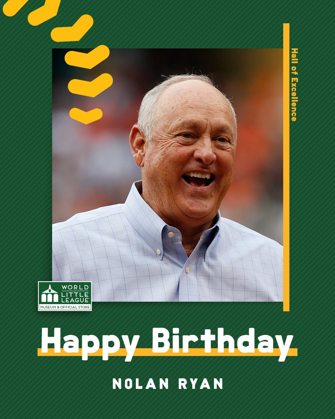 Wishing a happy 76th birthday to Nolan Ryan! 