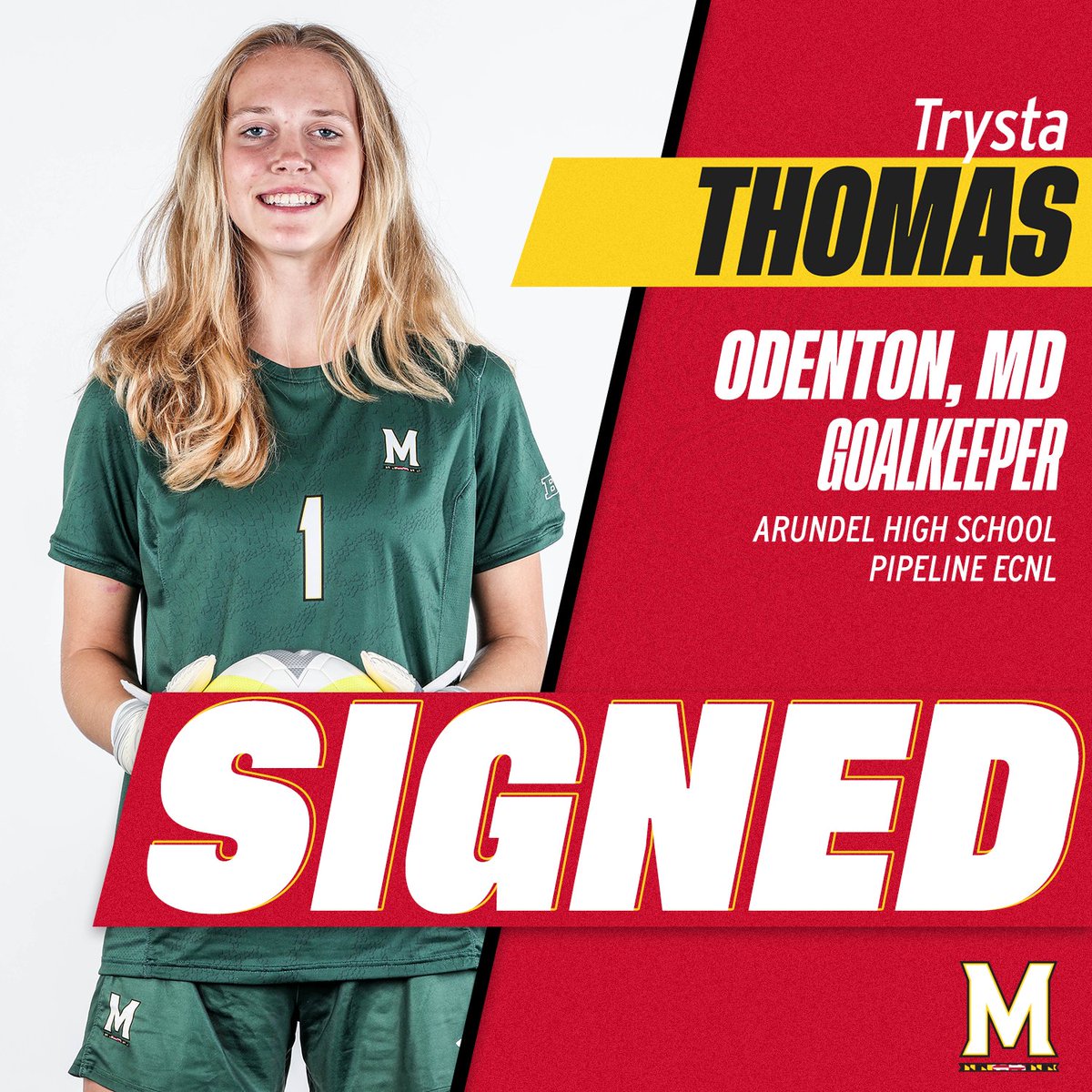 𝐖𝐞𝐥𝐜𝐨𝐦𝐞 𝐇𝐨𝐦𝐞 🐢 Trysta Thomas, an Odenton, Maryland native, joins us from Pipeline ECNL! We are so excited to have you join our family!
