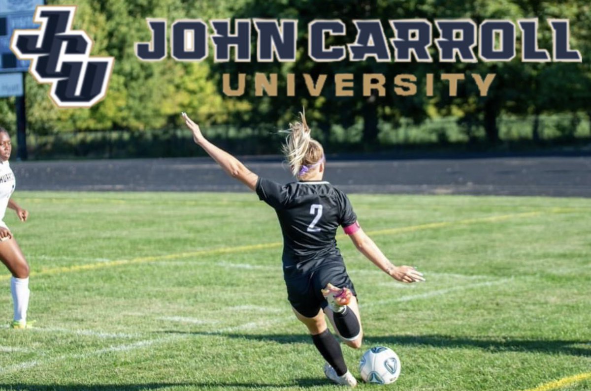 After lots of thinking I am super excited to say I will be attending John Carroll University to continue my academic &amp; athletic journey! Thank you so much to everyone that has helped me to get to where I’m at today🤍
#Gobluestreaks 💙⚡️
<a href="/JohnCarrollU/">John Carroll University</a> <a href="/jcusports/">John Carroll Sports</a> <a href="/JCUWSOCCER/">JCU Women's Soccer</a>
