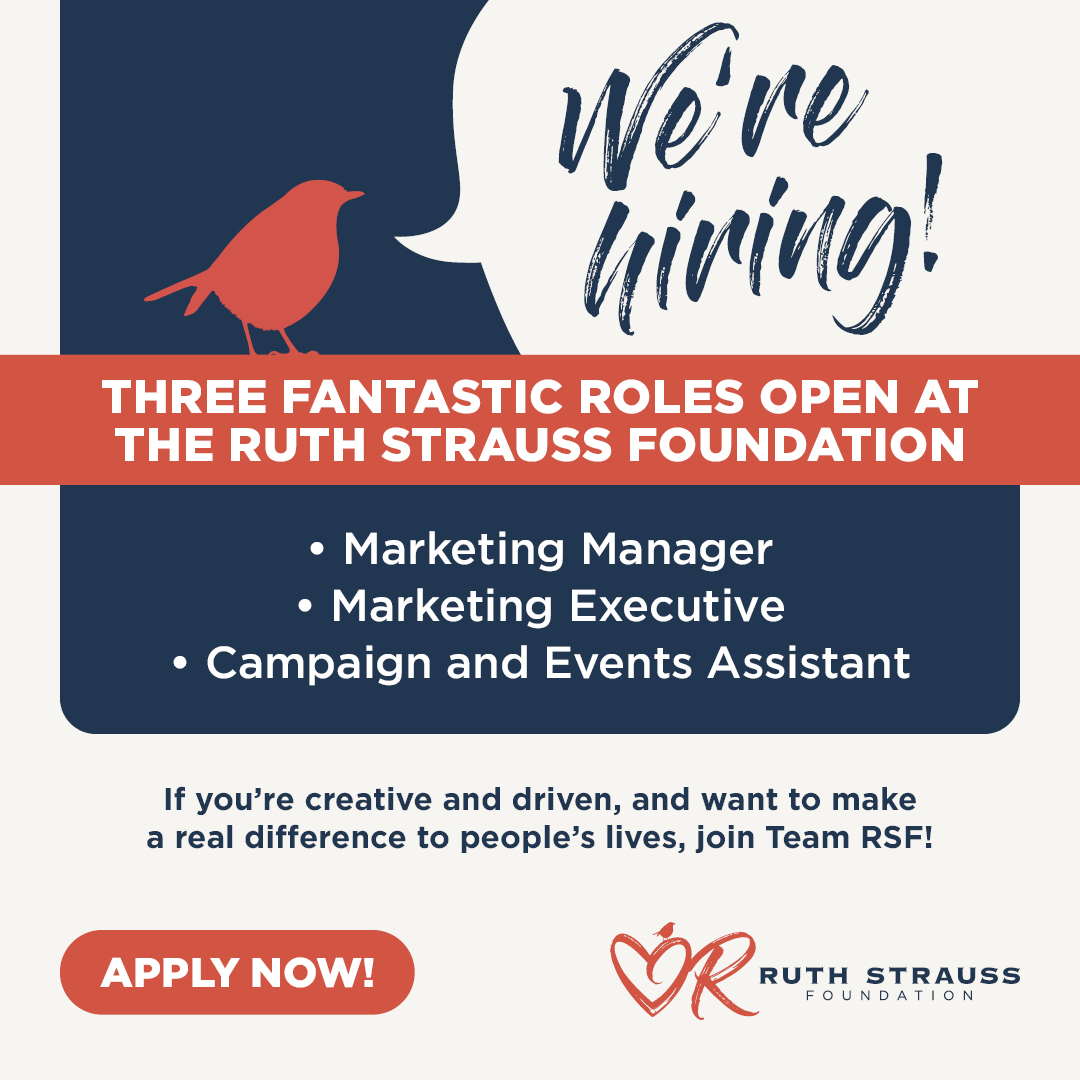 RuthStraussFdn's tweet photo. Join Team Red❤️

A super-exciting time to join our fast-growing team and get the chance to work on amazing high-profile projects and events, including our flagship campaign #RedforRuth

Apply here: https://t.co/0vRR1rTa1j 

Please share far and wide!

#hiring #charity #events https://t.co/lIwTbm6FrI