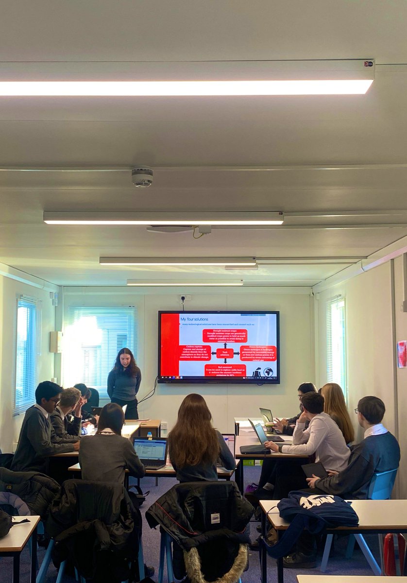 Year 12 students doing a fantastic job presenting at the WBQ Global conference. Well done to all students, such a fantastic day with lots of skills developed 👏🏻 🌟 
<a href="/Radyr_WBQ/">Radyr WBQ</a>