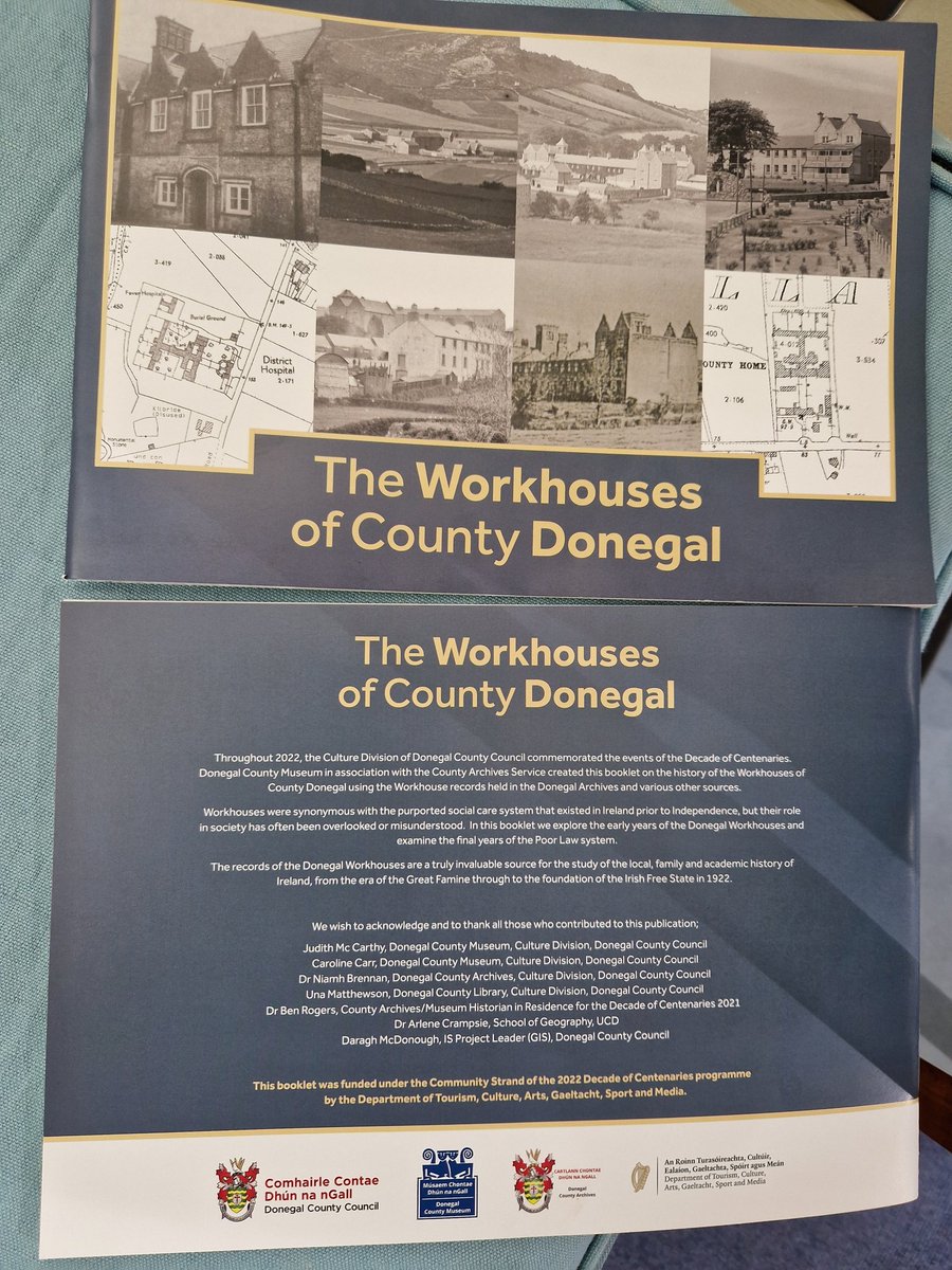 Today we're delighted to launch ours & @DonegalCoArchiv latest publication 'The Workhouses of County Donegal' along with a #VR recreation of #Ballyshannon Workhouse &walk thru video - produced using exact dimensions of the workhouse @donegalcouncil Funded by @DeptCulturelRL