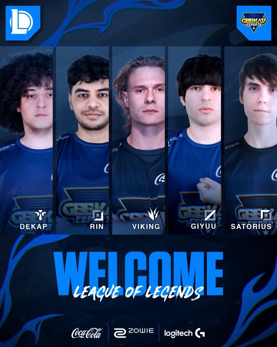 The #LeagueOfLegends roster 😎

🛡️ <a href="/SatoriusLOL/">Satorius</a> 
🔮 <a href="/Giyuu_lol/">Giyuu</a> 
🔫 <a href="/adcRin/">Rin 🇩🇿</a> 
🪤 <a href="/i_dekap/">DeKap</a> 
🌱 <a href="/VikingAntonLOL/">Viking</a> 

📢 Coach <a href="/Taikkilol/">Arttu Sirkka</a> 

#GK_FTW #LEIP23 #ArabianLeagueLoL