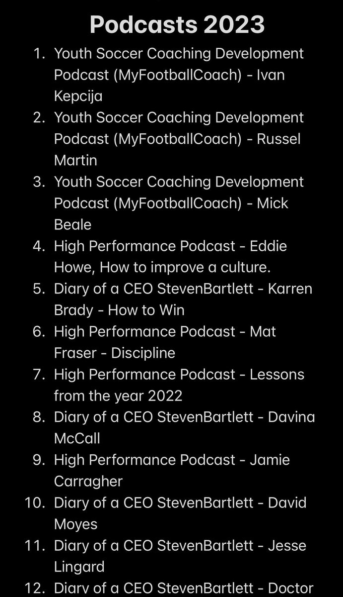 Podcasts! 

Podcasts for me have been a great way to access and engage with new knowledge, both being formal and informal. This year I wanted to create a list and challenge myself to listen to as many as possible. Any suggestions would be great😁👍
