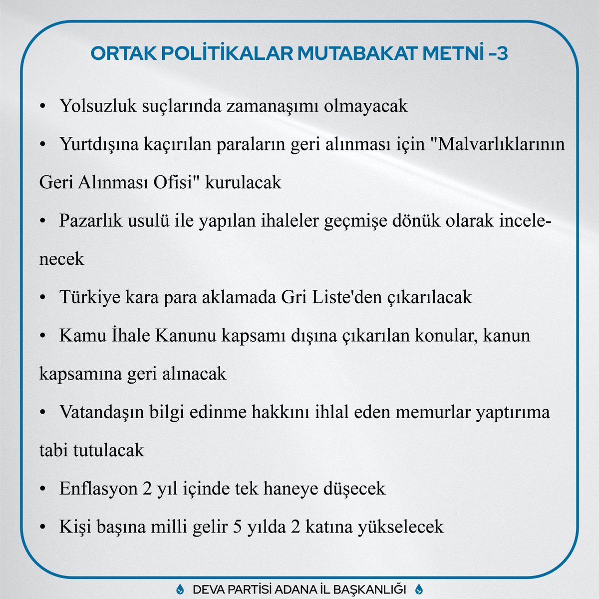 sadullahkisacik's tweet photo. #YarınınTürkiyesi İçin Ortak Mutabakat Metni https://t.co/VcB1eemDXU