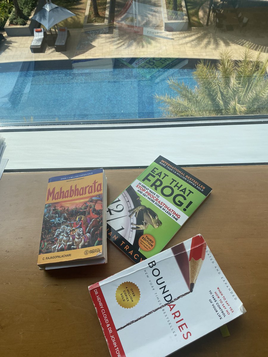 Aish_G_'s tweet photo. These are the three books I read in January. What should I read next? #BookLover #Januaryreads #eatthatfrog #Mahabharat #boundaries #TuesdayMotivaton #whatdoireadnext https://t.co/u2k7ra9Kh3
