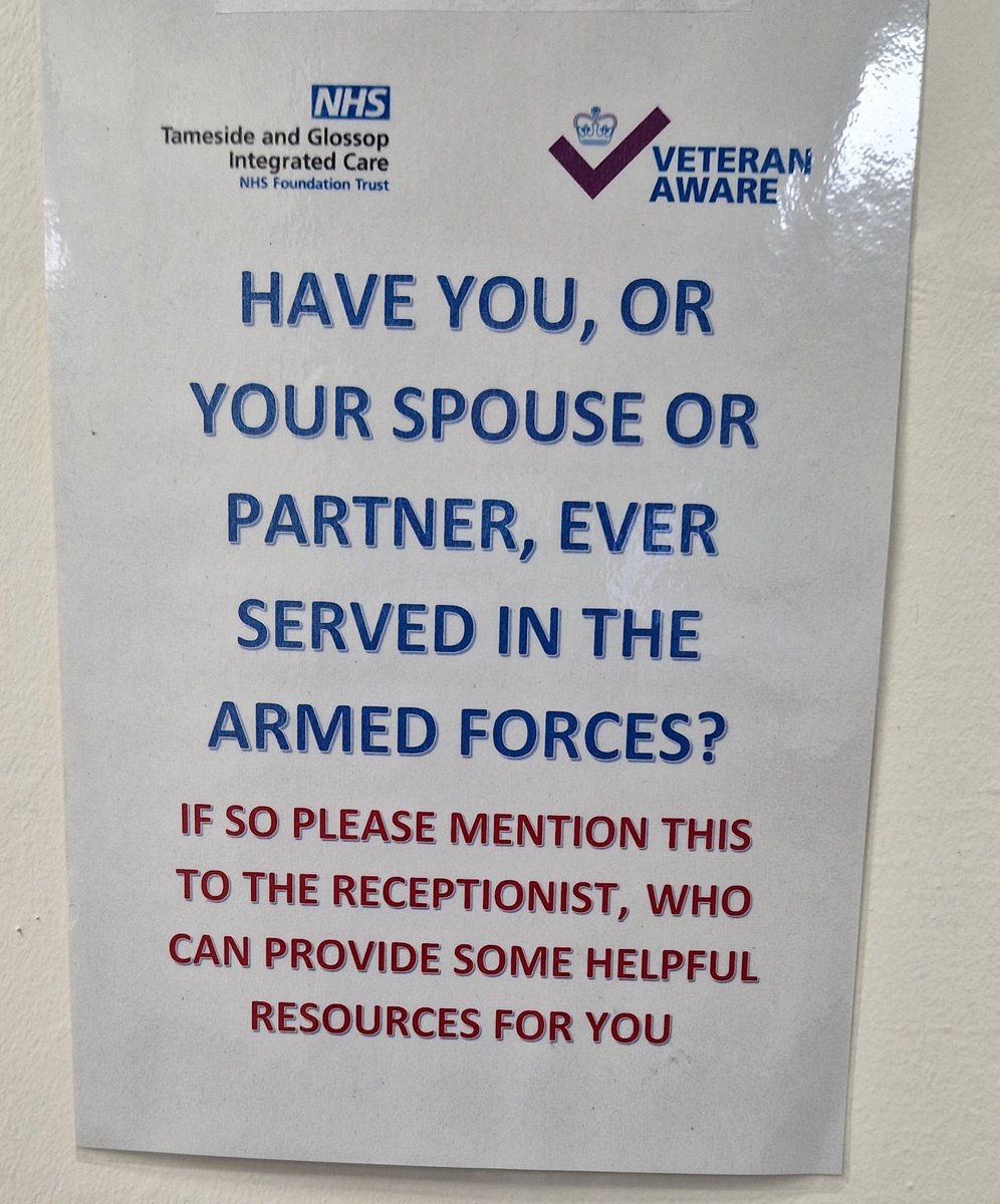 I loved seeing the ongoing promotion of important initiatives while out and about on the wards today. More work to come. #watchthisspace @TGICFTSaferCare @tandgicft @SusieR1 @NHSVeteranAware