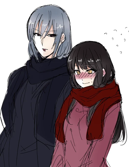 のあ千秋イロチのマフラーして欲しい🧣 