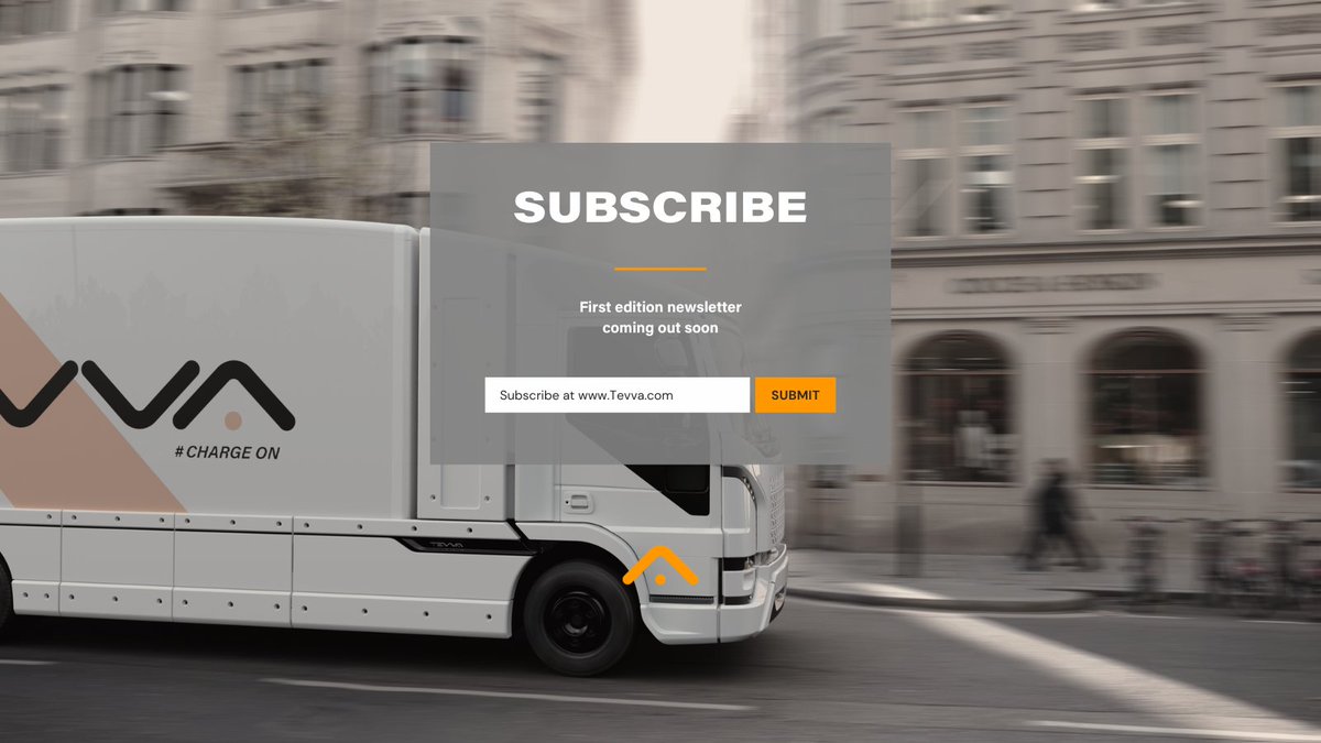 🎉Our first edition newsletter will be coming out very soon🙌
Don't miss out. Subscribe now: tevva.com/en/contact-us/…

<a href="/SMMT/">SMMT</a> <a href="/ECTAlliance/">ECTA - European Clean Trucking Alliance</a> <a href="/LoopEnergyInc/">Loop Energy</a> <a href="/ukmfg_tv/">ManufacturingTV</a> <a href="/MTI_Tweets/">MIRA Technology Institute</a> <a href="/TDAmobility/">Transport Decarbonisation Alliance</a> <a href="/Jefferson_MFG/">Jefferson</a> <a href="/mtdmfg/">MTDMFG - UK Manufacturing</a> <a href="/Auto_Futures/">Auto Futures</a> <a href="/TheIET/">The IET​</a> <a href="/IETWomenNetwork/">IET Women's Network</a> 

#Tevva #ChargeOn