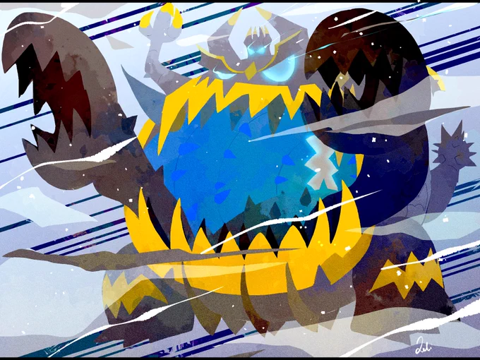 図鑑No.0799 アクジキング #LKのポケモンずかん 